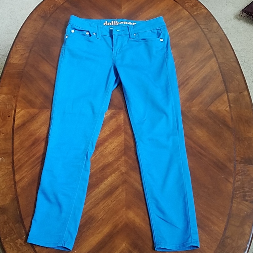 Dollhouse blue ankle pants